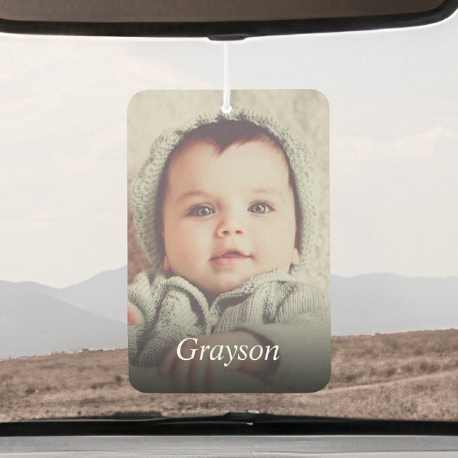 Personalised Photo And Name Car Air Freshener (Creator Uploaded)