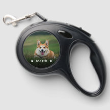Personalised photo and name dog double sided