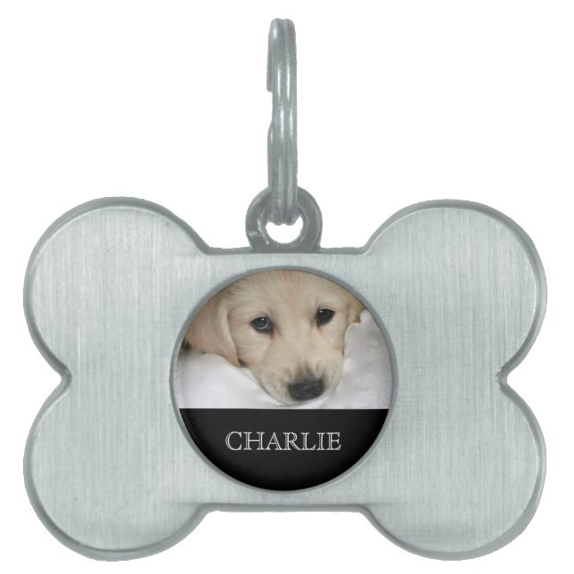 Personalised Photo and Name Dog Tag (Front)