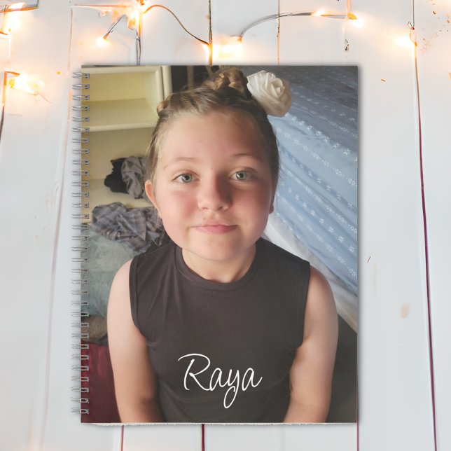 Personalised Photo and Name Notebook (Creator Uploaded)