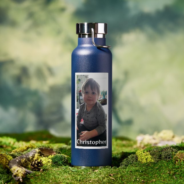 Personalised Photo and Name Water Bottle (Outdoor)