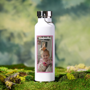 Personalised Photo and Name Water Bottle
