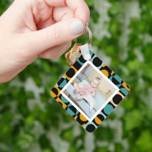 Personalised Photo and Pattern Key Ring