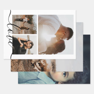Personalised Photo and Text 3 Paper Posters
