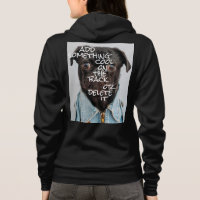 Personalised Photo and Text Black Zip