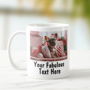 Personalised Photo and Text Coffee Mug
