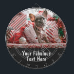 Personalised Photo and Text Dartboard<br><div class="desc">Personalised Funny Photo and Text Dart Board</div>