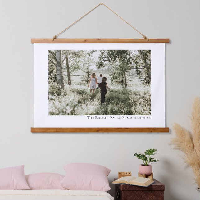 Personalised Photo and Text Hanging Tapestry (Bedroom)