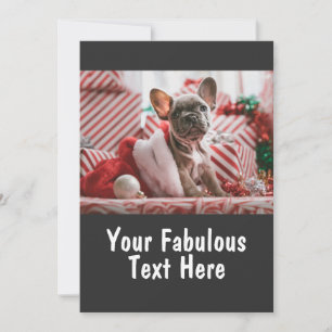 Personalised Photo and Text Invitation