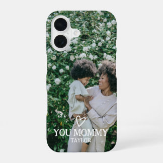 Personalised Photo and Text  iPhone 16 Case