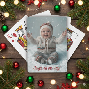 Personalised Photo And Text Keepsake Playing Cards