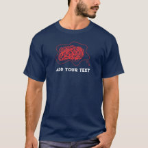 Personalised Photo and Text Navy Blue