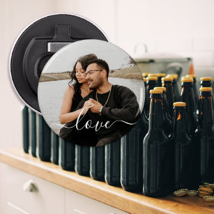 Personalised Photo and Text Photo Bottle Opener