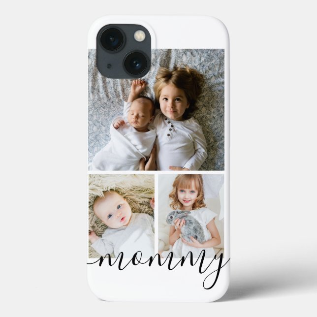 Personalised Photo and Text Photo Collage Case-Mate iPhone Case (Back)
