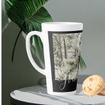 Personalised Photo and Text Photo Collage Family Latte Mug<br><div class="desc">Make a Personalised family Photo keepsake latte mug from Ricaso - add your own photos and text - photo collage keepsake gifts</div>