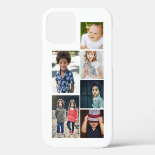 Personalised Photo and Text Photo Collage iPhone 12 Case
