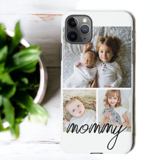 Personalised Photo and Text Photo Collage iPhone Case