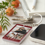 Personalised Photo and Text Photo Collage Key Ring<br><div class="desc">Make a Personalised Photo keepsake keychain from Ricaso - add your own photos and text - photo collage keepsake gifts</div>