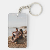 Personalised Photo and Text Photo Collage  Key Ring (Back)