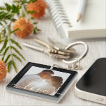 Personalised Photo and Text Photo Collage Keychain<br><div class="desc">Make a Personalised Photo keepsake keychain from Ricaso - add your own photos and text - photo collage keepsake gifts</div>