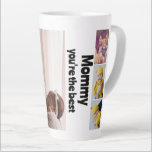 Personalised Photo and Text Photo Collage Latte Mug<br><div class="desc">Make a Personalised family Photo keepsake latte mug from Ricaso - add your own photos and text to this 7 photo and text template themed mug,  perfect for a special gift - photo collage keepsake gifts</div>