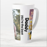 Personalised Photo and Text Photo Collage Latte Mug<br><div class="desc">Make a Personalised family Photo keepsake latte mug from Ricaso - add your own photos and text to this 7 photo and text template themed mug,  perfect for a special gift - photo collage keepsake gifts</div>