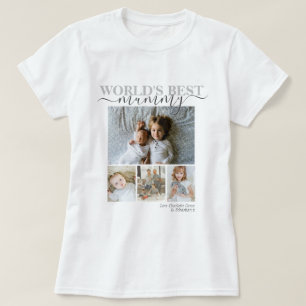 Personalised Photo and Text Photo Collage T-Shirt