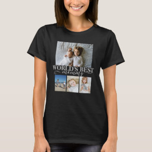 Personalised Photo and Text Photo Collage T-Shirt