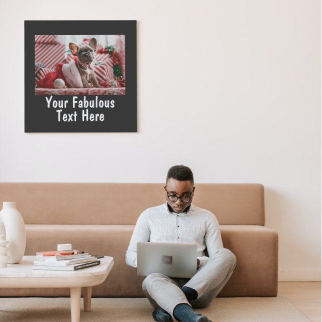 Personalised Photo and Text Print (Creator Uploaded)