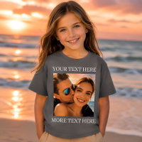 Personalised Photo and Text Smoke Grey