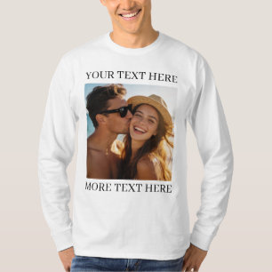 Personalised Photo and Text T-Shirt
