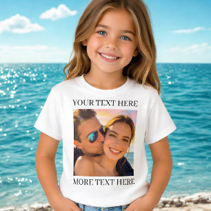 Personalised Photo and Text T-Shirt