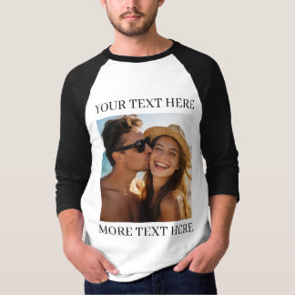 Personalised Photo and Text T-Shirt