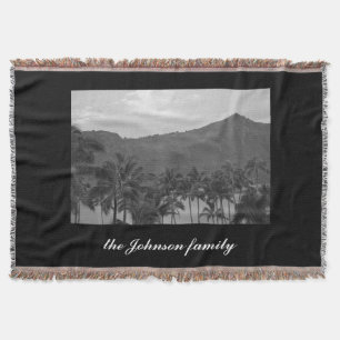 Personalised Photo and Text Throw Blanket