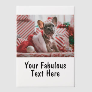 Personalised Photo and Text Vellum Invitations