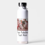 Personalised Photo and Text Water Bottle<br><div class="desc">Personalised Your Photo and Text Thor Copper Vacum-Insulated Water Bottle. Any font,  any background,  any image format and sizes.</div>