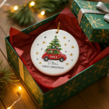 Personalised Photo Baby's First Christmas
