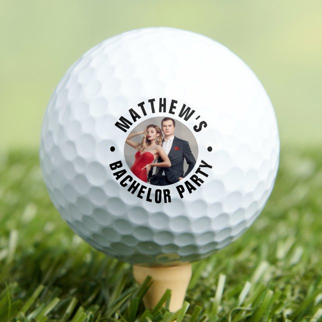 Personalised Photo Bachelor Party Golf Balls (Personalized Photo Bachelor Party Golf Balls)