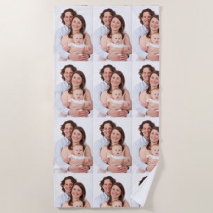 Personalised Photo Beach Towel