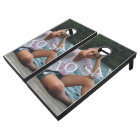 Personalised photo Bean Bag Toss. Make your own!