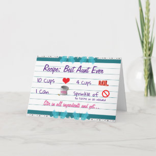 Personalised Photo Best Aunt Ever Birthday Card