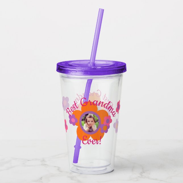 Personalised Photo Best Ever Tumbler (Back)