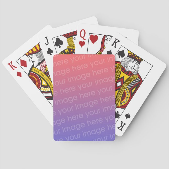 Personalised Photo Bicycle® Playing Cards (Back)
