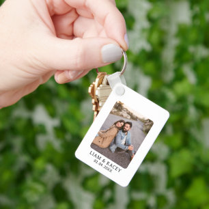 Personalised Photo Birthday Anniversary Wedding Key Ring