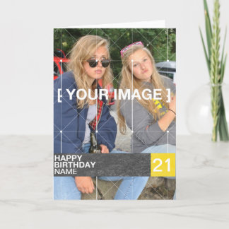Personalised Photo Birthday Card