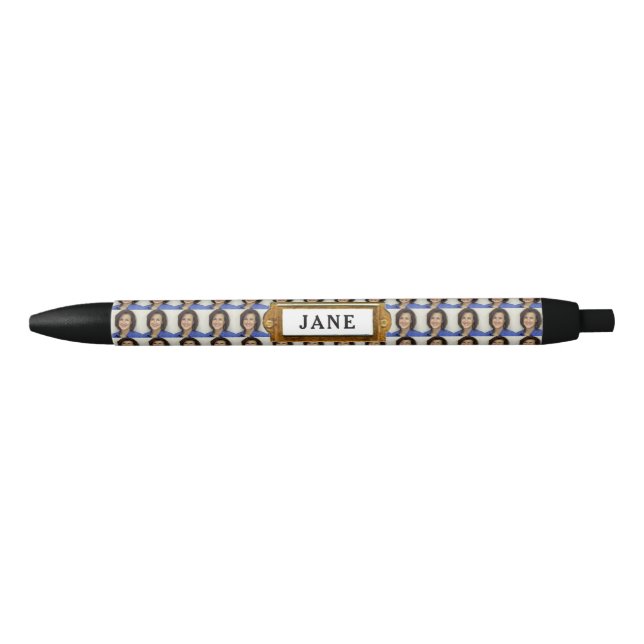 Personalised Photo Black Ink Pen (Front)