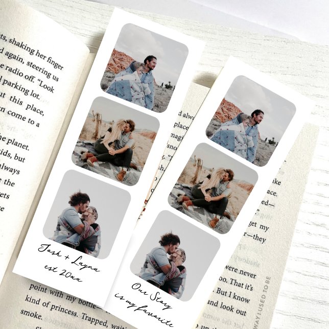 Personalised Photo Booth Bookmark (Creator Uploaded)