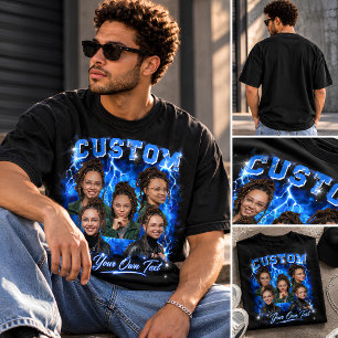 Personalised Photo Bootleg T-Shirt