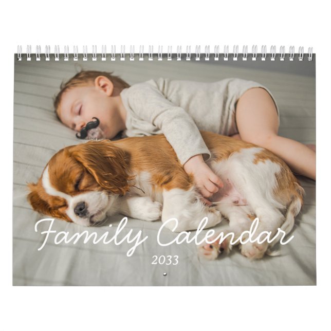 Personalised Photo Calendar Custom Calendar Gift (Cover)