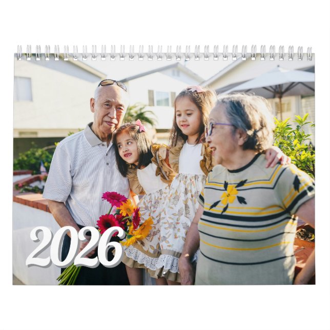 Personalised Photo Calendar Gift for Mum (Cover)
